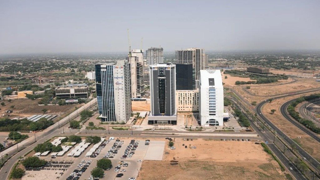 GIFT City Aerial View Skyline